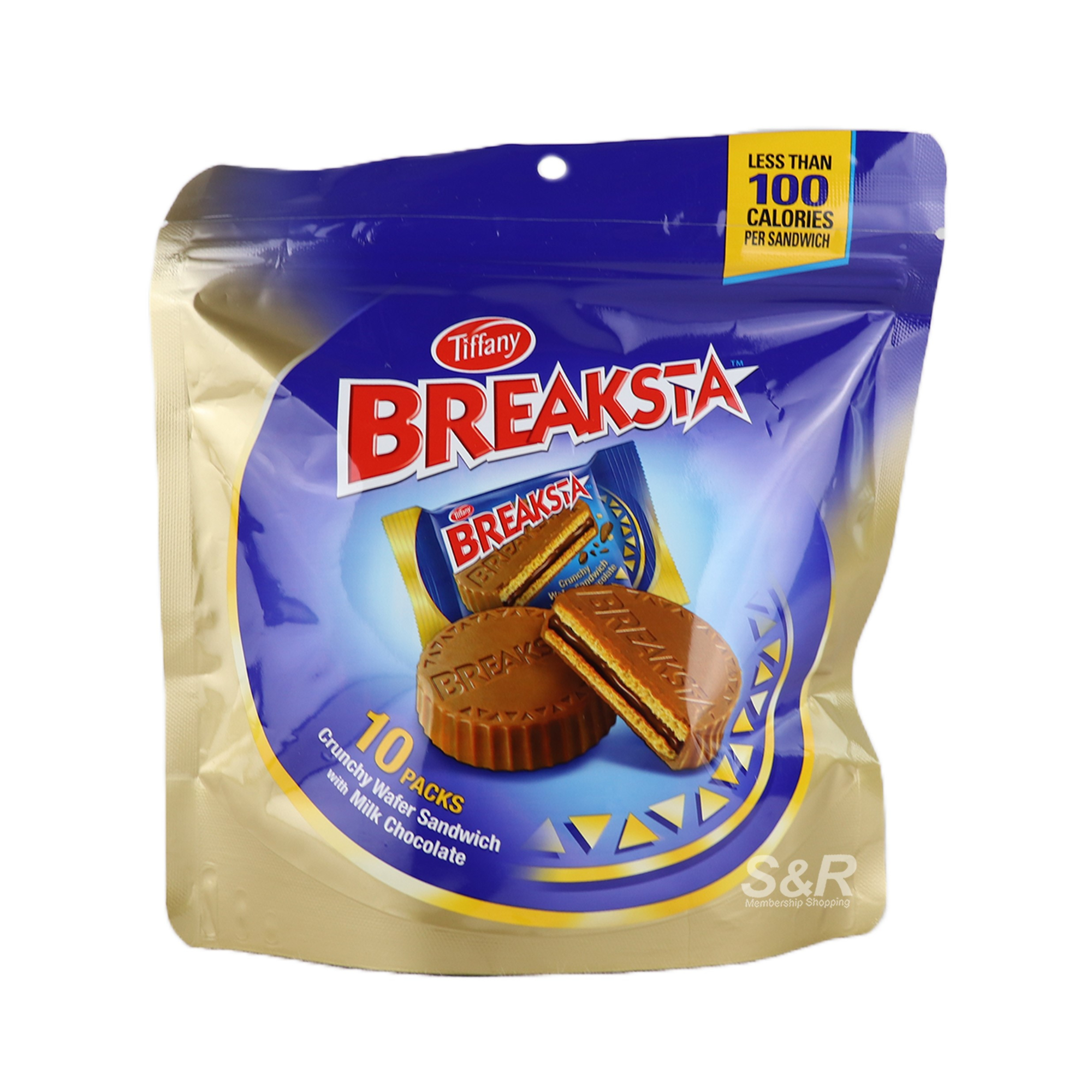 Tiffany Breaksta Crunchy Wafer Sandwich (14.5g x 10pcs) Tiffany Breaksta Crunchy Wafer Sandwich (14.5g x 10pcs)